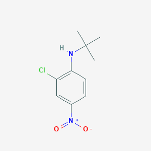 molecular formula C10H13ClN2O2 B15378243 N-tert-butyl-2-chloro-4-nitroaniline CAS No. 6085-52-5