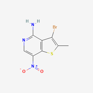 3-Bromo-2-methyl-7-nitrothieno[3,2-c]pyridin-4-amine