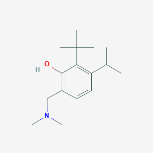 2-Tert-butyl-6-[(dimethylamino)methyl]-3-(propan-2-yl)phenol