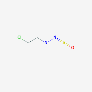 1-(2-Chloroethyl)-1-methyl-2-sulfinylhydrazine