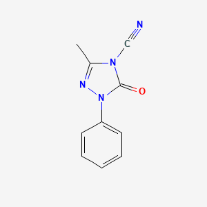 3-Methyl-5-oxo-1-phenyl-1,2,4-triazole-4-carbonitrile