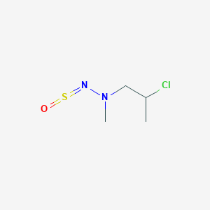 1-(2-Chloropropyl)-1-methyl-2-sulfinylhydrazine