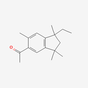 1-(1-Ethyl-1,3,3,6-tetramethyl-2,3-dihydro-1h-inden-5-yl)ethanone