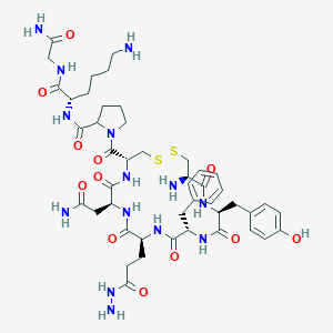 Vasopressin, glu(nhnh2)(4)-lys(8)-