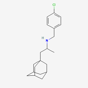 1-(1-adamantyl)-N-[(4-chlorophenyl)methyl]propan-2-amine