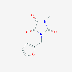 1-[(Furan-2-yl)methyl]-3-methylimidazolidine-2,4,5-trione