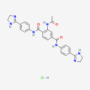 Terephthalanide,4''-di-2-imidazolin-2-yl, dihydrochloride