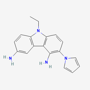 9-Ethyl-6-pyrrol-1-ylcarbazole-3,5-diamine