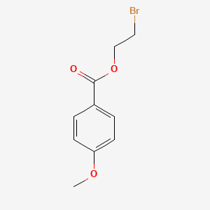 molecular formula C10H11BrO3 B15378545 2-Bromoethyl 4-methoxybenzoate CAS No. 19263-28-6