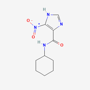 n-Cyclohexyl-5-nitro-1h-imidazole-4-carboxamide