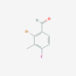 2-Bromo-4-fluoro-3-methylbenzaldehyde