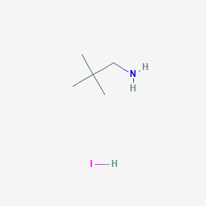 molecular formula C5H14IN B15378678 2,2-Dimethylpropan-1-amine;hydroiodide CAS No. 2733412-38-7