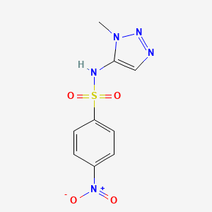 N-(3-Methyltriazol-4-YL)-4-nitro-benzenesulfonamide