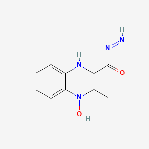 3-(Hydrazinocarbonyl)-2-methylquinoxalin-1-ium-1-olate