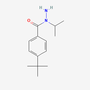 molecular formula C14H22N2O B15378764 4-(tert-Butyl)-N-isopropylbenzohydrazide 