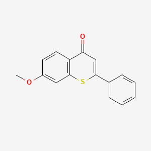 4H-1-Benzothiopyran-4-one, 7-methoxy-2-phenyl-