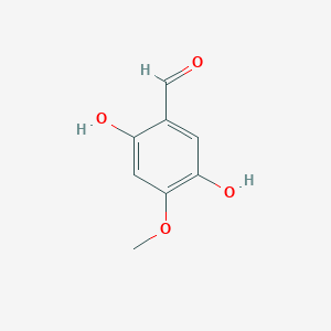 molecular formula C8H8O4 B15378837 2,5-Dihydroxy-4-methoxy-benzaldehyde CAS No. 29865-97-2