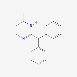 N'-Methyl(diphenyl)-N-(propan-2-yl)ethanimidamide