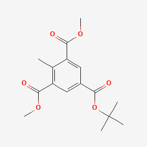 5-(Tert-butyl) 1,3-dimethyl 2-methylbenzene-1,3,5-tricarboxylate