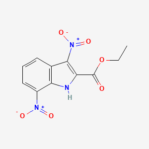 Ethyl 3,7-dinitro-1h-indole-2-carboxylate