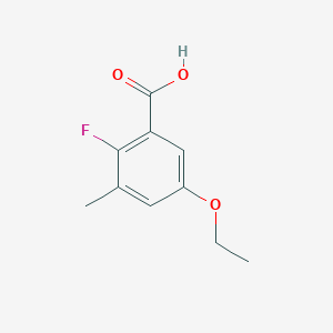 5-Ethoxy-2-fluoro-3-methylbenzoic acid