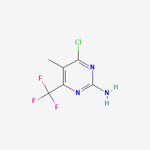 4-Chloro-5-methyl-6-(trifluoromethyl)pyrimidin-2-amine