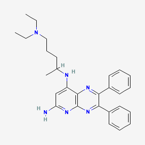 8-N-[5-(diethylamino)pentan-2-yl]-2,3-diphenylpyrido[2,3-b]pyrazine-6,8-diamine