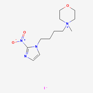 4-Methyl-4-[4-(2-nitro-1H-imidazol-1-yl)butyl]morpholin-4-ium iodide