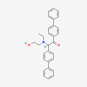 1,2-Di([1,1'-biphenyl]-4-yl)-2-[ethyl(2-hydroxyethyl)amino]ethan-1-one