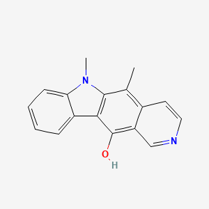 6H-Pyrido[4,3-b]carbazol-11-ol, 5,6-dimethyl-