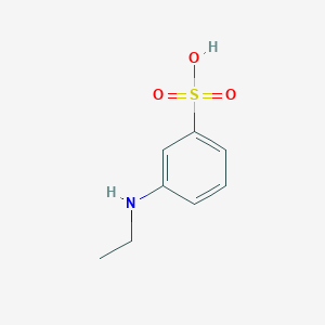 molecular formula C8H11NO3S B15379043 3-(Ethylamino)benzenesulfonic acid CAS No. 618-13-3