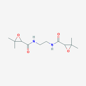 N-[2-[(3,3-dimethyloxirane-2-carbonyl)amino]ethyl]-3,3-dimethyloxirane-2-carboxamide