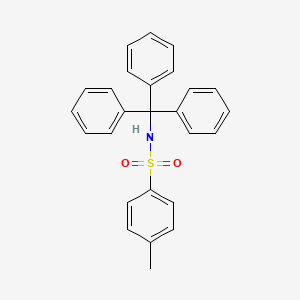 molecular formula C26H23NO2S B15379140 4-Methyl-n-tritylbenzenesulfonamide CAS No. 861-67-6