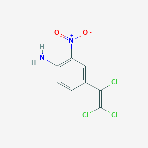 B15379181 2-Nitro-4-(trichloroethenyl)aniline CAS No. 63630-18-2