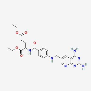 Diethyl 2-[[4-[(2,4-diaminopyrido[2,3-d]pyrimidin-6-yl)methylamino]benzoyl]amino]pentanedioate