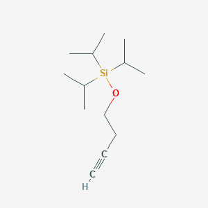 Silane, (3-butynyloxy)tris(1-methylethyl)-