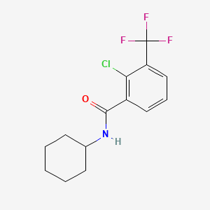 2-Chloro-N-cyclohexyl-3-(trifluoromethyl)benzamide