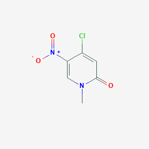 molecular formula C6H5ClN2O3 B15379360 4-Chloro-1-methyl-5-nitropyridin-2(1h)-one CAS No. 955395-99-0