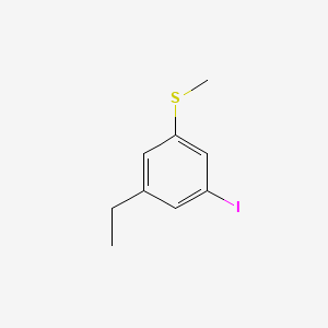 (3-Ethyl-5-iodophenyl)(methyl)sulfane