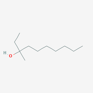 molecular formula C11H24O B15379421 3-Methyldecan-3-ol CAS No. 7399-24-8