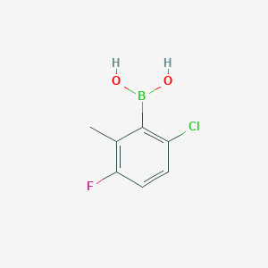 2-Chloro-5-fluoro-6-methylphenylboronicacid