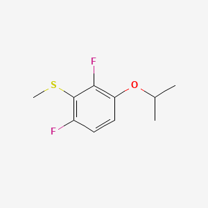 (2,6-Difluoro-3-isopropoxyphenyl)(methyl)sulfane