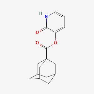 (2-oxo-1H-pyridin-3-yl) adamantane-1-carboxylate