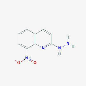 (8-Nitroquinolin-2-yl)hydrazine