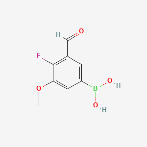 (4-Fluoro-3-formyl-5-methoxyphenyl)boronic acid