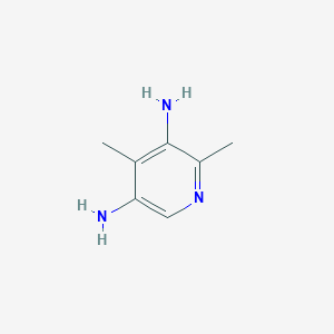 molecular formula C7H11N3 B15379547 3,5-Pyridinediamine, 2,4-dimethyl- CAS No. 1261269-85-5