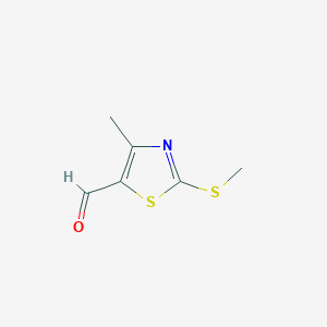 4-Methyl-2-(methylsulfanyl)-1,3-thiazole-5-carbaldehyde