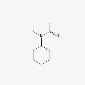 molecular formula C9H17NO B15379577 Acetamide, N-cyclohexyl-N-methyl- CAS No. 41273-78-3