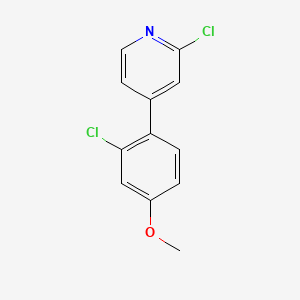 2-Chloro-4-(2-chloro-4-methoxyphenyl)pyridine