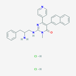 molecular formula C29H29Cl2N5O B15379642 AMG-548 dihydrochloride 